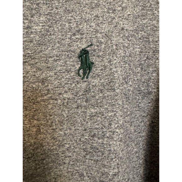 Polo Ralph Lauren Mens XL Gray Short Sleeve T-Shirt Green Pony Logo Cotton - Picture 3 of 5